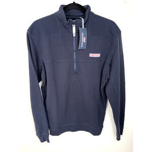 Vineyard Vines Collegiate Shep Shirt 1/4 Zip Jacket Navy Size XS 1K001324 NWT